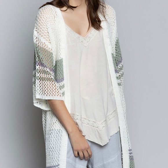 Waffle Knit Cardigan - Picture 4 of 5